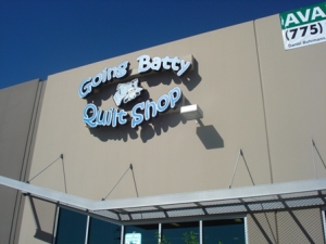 Going Batty Quilt Store, Reno, Nevada